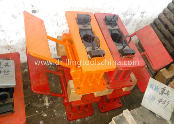 Convenient Dismantlement Rod / Foot Clamp For Geological Exploration Core Drill Rigs